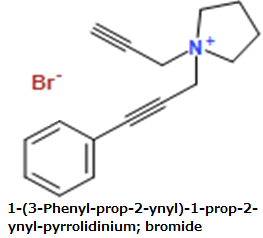 CAS#1-(3-Phenyl-prop-2-ynyl)-1-prop-2-ynyl-pyrrolidinium; bromide